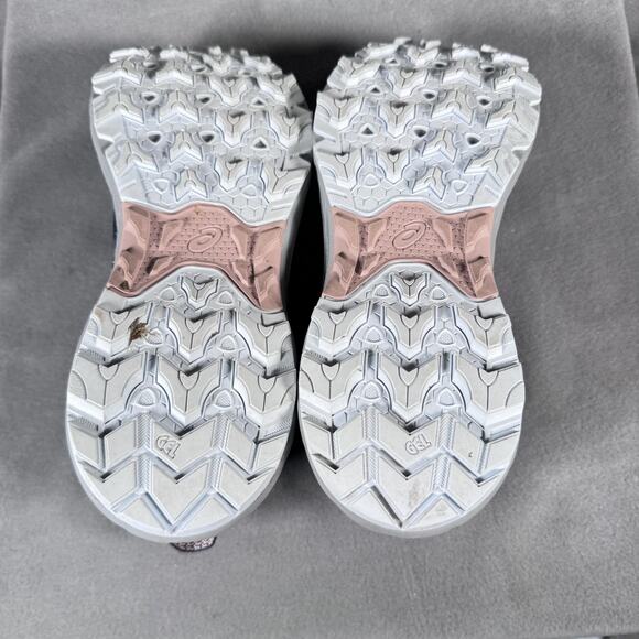 ASICS Gel-Venture 9 Shoes Womens Size 9 Navy Blue Gray Trail Running 1012B313 - Picture 10 of 11